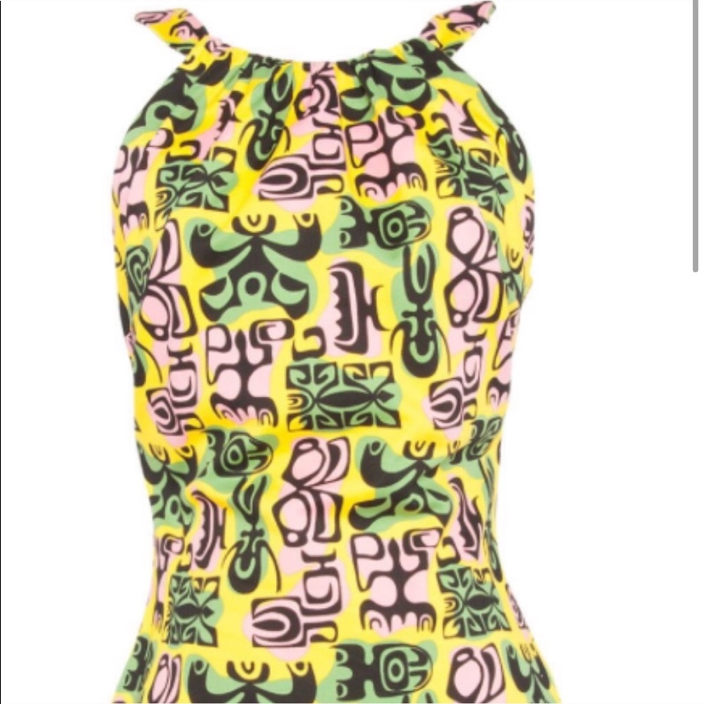 ❌ SOLD ❌ Harley top in yellow Palm Springs tiki